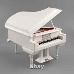 Mini musical instrument 1/12 miniature grand piano model with stool