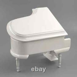 Mini musical instrument 1/12 miniature grand piano model with stool