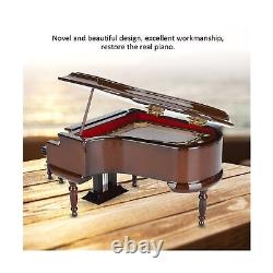 Miniature Piano Mini Wooden Grand Piano Musical Instrument Model Ornament Dol