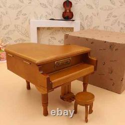 Miniature grand piano model mini musical instrument 1/12 dollhouse decoration