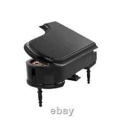 Miniature musical instrument 1/12 miniature wooden grand piano model with stool