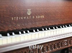 Museum grade, collector value STEINWAY & SONS Model B semi concert grand piano