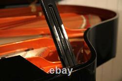 New, Wendl and Lung Model 178 piano with a black case and 4th harmonique pedal