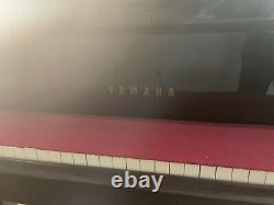 Oak Yamaha baby grand piano (53, never used condition, 2001 model C1, brown)