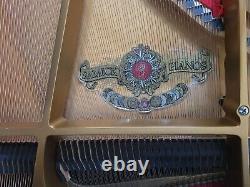 Quality Pre-owned Samick 6'1 Ebony Satin Grand Piano, 88 keys, incl bench & key
