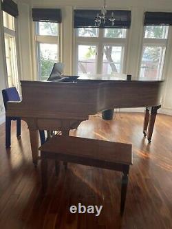 Rare 1924 Steinway & Sons Duo-Art Grand Piano Walnut Model XR
