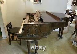 Rare 1936 Steinway Grand Piano Louis XVI Model M Grand Piano Walnut