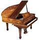 Rare Beautiful Inlay Steinway And Sons Model S Marquetry Style Case Piano