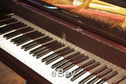 Rebuilt, 1886, Steinway Model D grand piano with a rosewood case