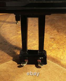 Rebuilt, 1909, Steinway Model O grand piano with a black case. 5 year warranty