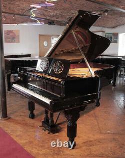 Restored, 1881, Steinway Model B grand piano in black. 5 year warranty
