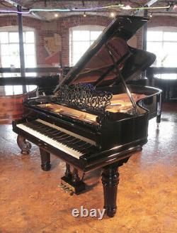Restored, 1898, Steinway Model B grand piano with a black case. 5 year warranty