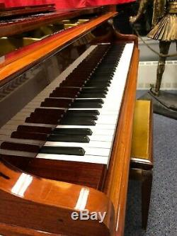 Restored, antique, 1909, Bechstein Model B grand piano. Rosewood case