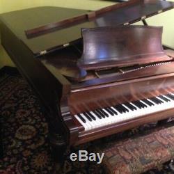 Rosewood 7'2 Grand Rare Steinway & Sons 1866 Model in Artistic Case Plays well
