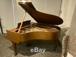 STEINWAY MODEL M GRAND PIANO 1977 Walnut Good Condition with custom artist bench