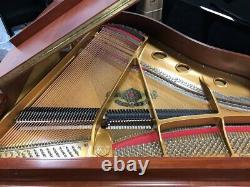 Samick 155 5'1 Grand Piano Picarzo Pianos Satin Cherry Model VIDEO