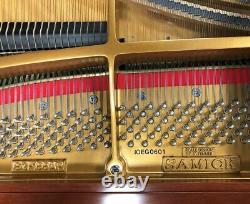 Samick 155 5'1 Grand Piano Picarzo Pianos Satin Cherry Model VIDEO