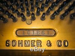Sohmer Baby Grand Piano, 5, High Quality 1949 Model, mahogany finish, A