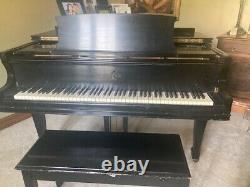 Sohmer Used Baby Grand Piano Black Model 57