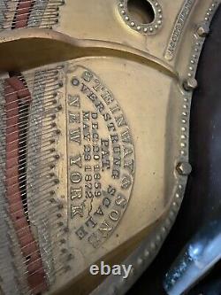 Steinway 1881 Victorian Model A Baby Grand Piano Rosewood