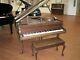 Steinway 57' Grand Piano Beautiful Mahogany Model M Chippendale Excellent Cond