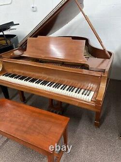 Steinway Baby Grand Piano, Model M, Satin Mahogany Finish, 1916, Newer Action
