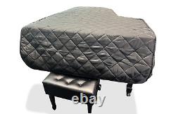 Steinway Black Standard Quilted Grand Piano Cover For 5'1'' Steinway Model S