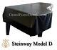Steinway Black Vinyl Grand Piano Cover Model D 8'11-3/4 Side Slits