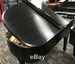 Steinway Ebony Grand Piano Model L VIDEO same as O between M and A, B