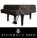 Steinway Grand Piano Cover Model D 8'11-3/4 Black Quilted Side Slits