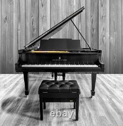 Steinway Grand Piano, Model M, Satin Black/Ebony, 1920, Rebuilt w New Soundboard