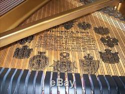 Steinway Grand Piano, Satin Ebony, Model B, 6' 11