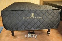 Steinway Lightweight Quilted Cover Steinway Front Logo, Model L 5' 10.5