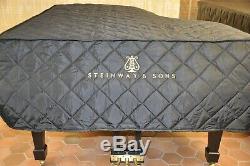 Steinway Lightweight Quilted Cover Steinway Front Logo, Model L 5' 10.5