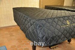 Steinway Lightweight Quilted Cover Steinway Front Logo, Model M 5' 7