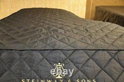 Steinway Lightweight Quilted Cover for Model B 6' 10 1/2 Black No Logo