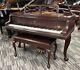 Steinway M 5'7 Chippendale Grand Piano Picarzo Pianos Mahogany Model 1997