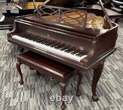 Steinway M 5'7 Chippendale Grand Piano Picarzo Pianos Mahogany Model 1997