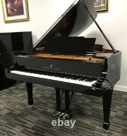 Steinway M 5'7 Grand Piano Picarzo Pianos Polished Ebony Model VIDEO