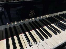 Steinway Model 0 Hamburg 510 Ebony Gloss Grand Piano
