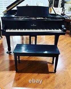 Steinway Model A Grand Piano Ebony Satin Finish