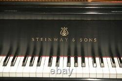 Steinway Model B 1989 Ebony Satin, Very Classic Steinway Tone, 25 B's in Stock