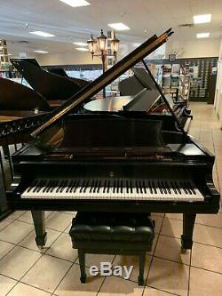 Steinway Model B 6'11 Grand Piano with Gorgeous Satin Ebony Finish and Bench