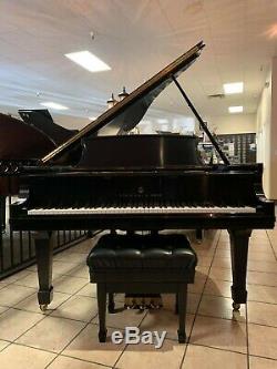 Steinway Model B 6'11 Grand Piano with Gorgeous Satin Ebony Finish and Bench