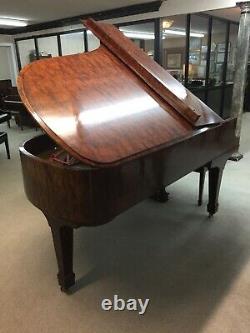 Steinway Model B 7 Foot Grand Piano & Bench Kewazinga Bubinga Finish