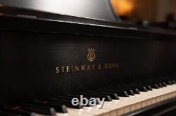 Steinway Model B Grand Piano Ebony Satin 1983 Pristine Condition One Owner