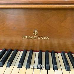 Steinway Model M 5'7 Walnut Grand Piano (with Bench, Warranty, Tunings & More)
