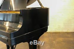 Steinway Model M Grand Piano Satin Ebony Lacquer 1922 Fully Restored