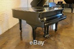 Steinway Model M Grand Piano Satin Ebony Lacquer 1922 Fully Restored