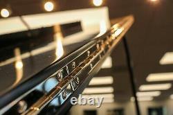 Steinway Model O Grand Piano 1917 Satin Ebony Lacquer Fully Restored